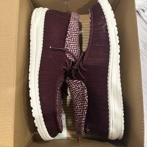 Britt Burgundy Mix HEYDUDE